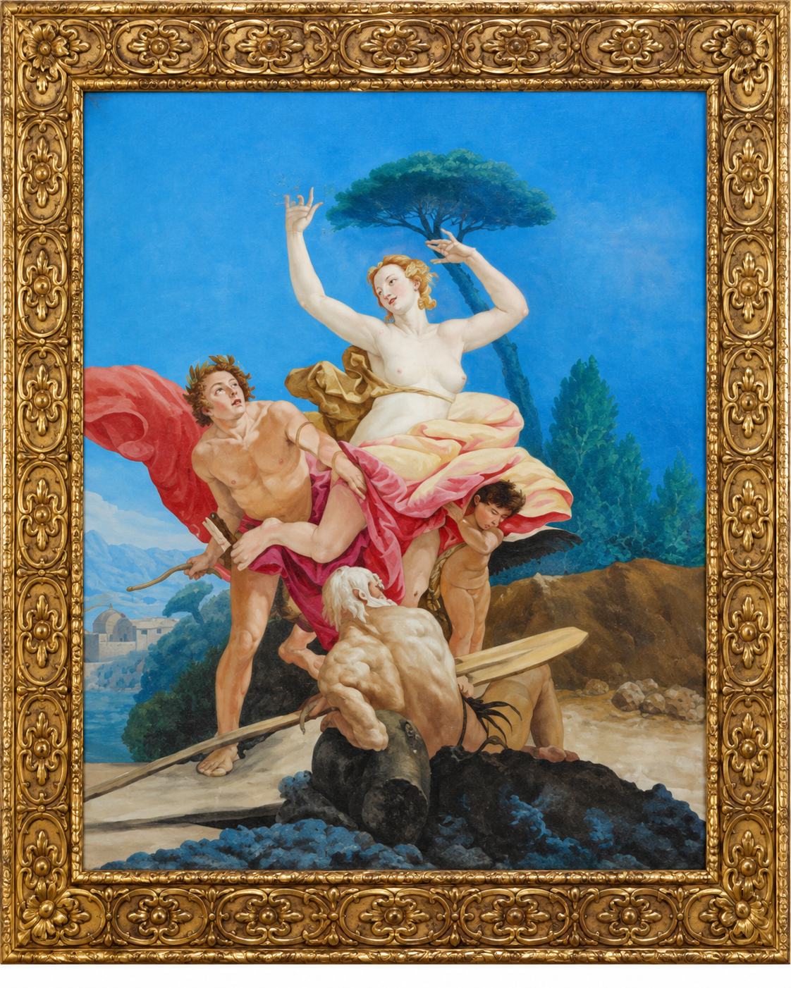 Apollo and Daphne artwork at Tahqua Land Theatre