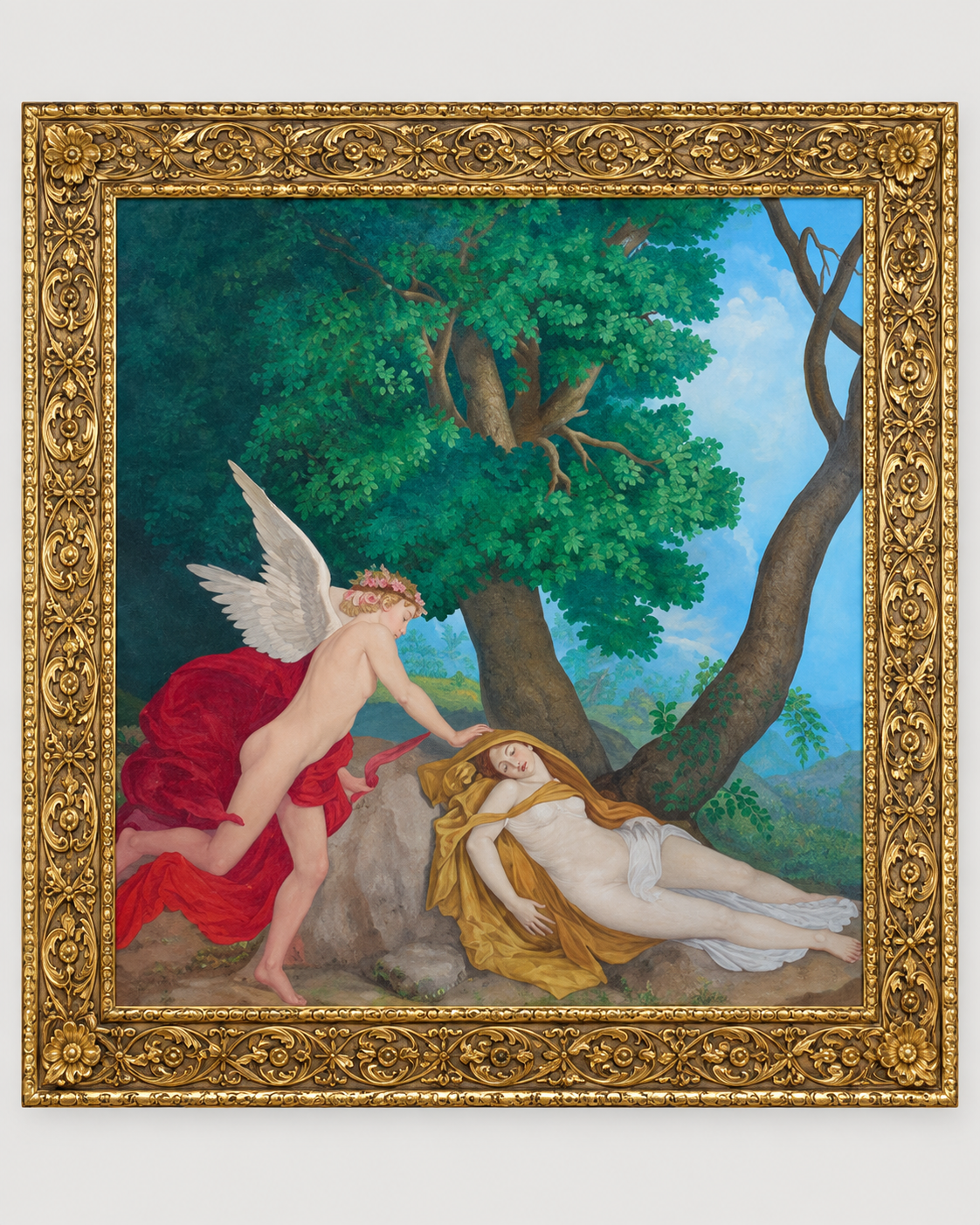 Cupid and Psyche artwork at Tahqua Land Theatre